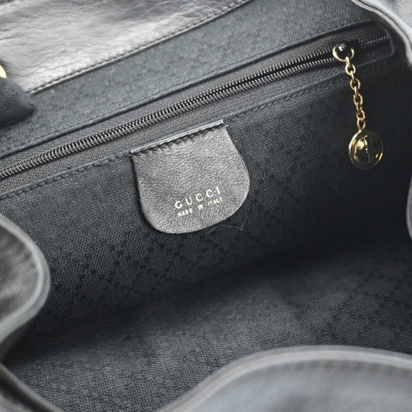 Authentic Gucci Bamboo Leather Backpack - Picture 15 of 16